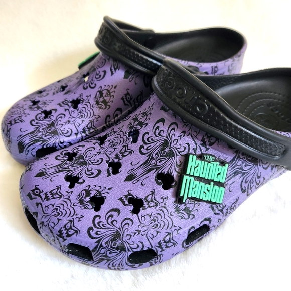 SOLD! Crocs Disney Haunted Mansion Crocs Disney Shoes Haunted Mansion Disney - Picture 1 of 12